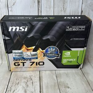 MSI Gaming GeForce GT 710 1GB DDR3 PCI-E 2.0 HDMI + DL DVI D
